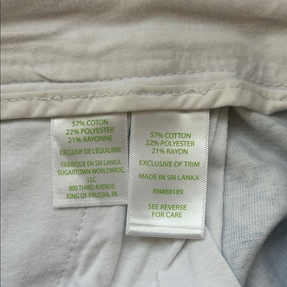 Lilly Pulitzer Callahan Knit Blue Floral Shorts | 12 - Picture 5 of 5